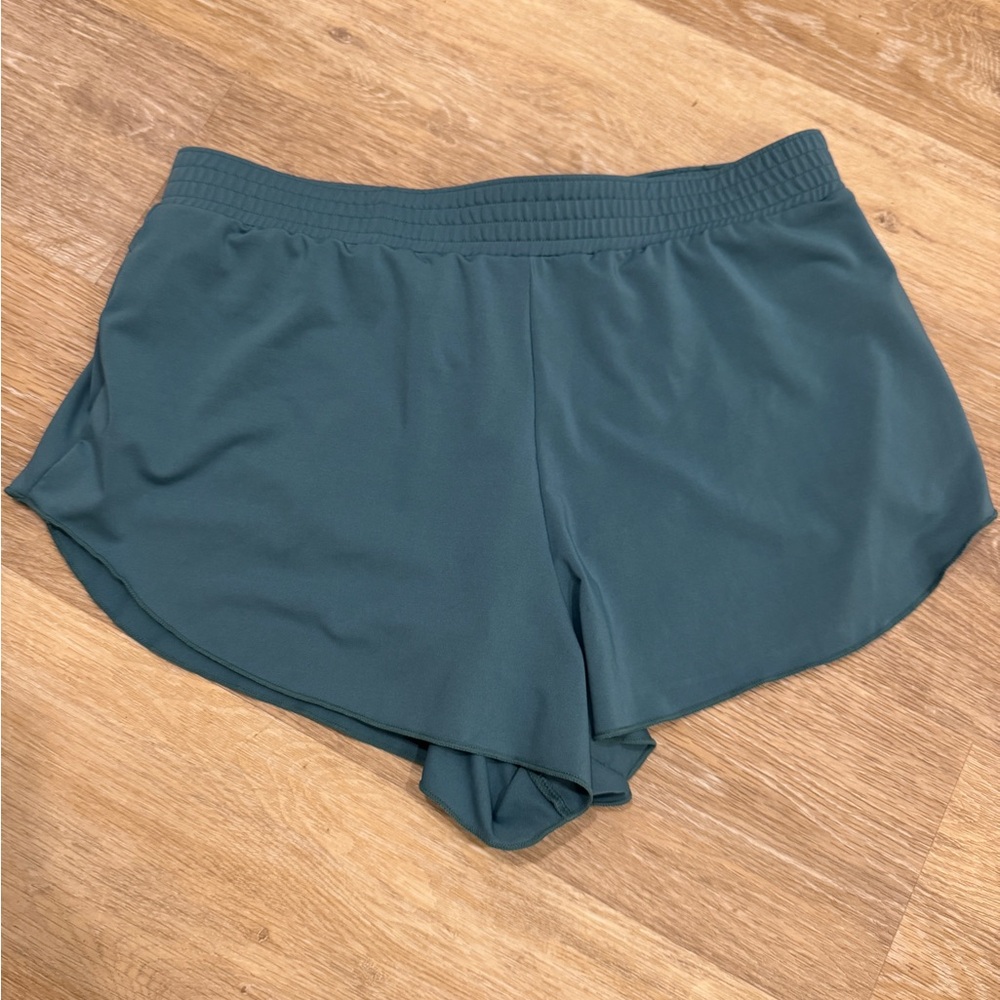 Carve Designs Silky Teal Athletic Shorts - Small